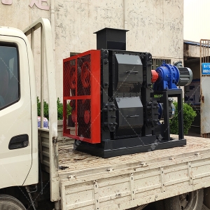 4PG0404小型四輥破碎機(jī)發(fā)貨圖片_發(fā)往新疆阿克蘇_破碎石英石