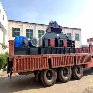 2PG1200x800大型彈簧式對(duì)輥破碎機(jī)發(fā)貨 發(fā)往湖北武漢