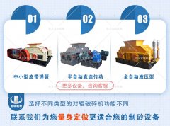 金聯對輥破碎機的型號和優勢!
